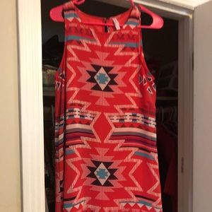 Tribal print dress